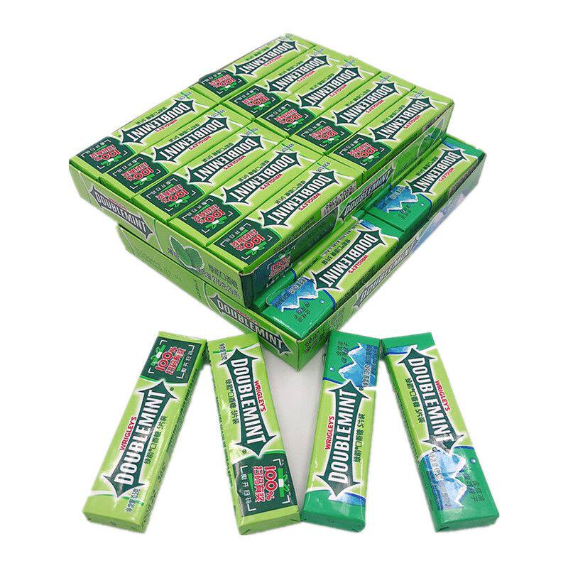 绿箭口香糖条装5片20条盒装100片炫凉因子薄荷味清新口气零食糖果