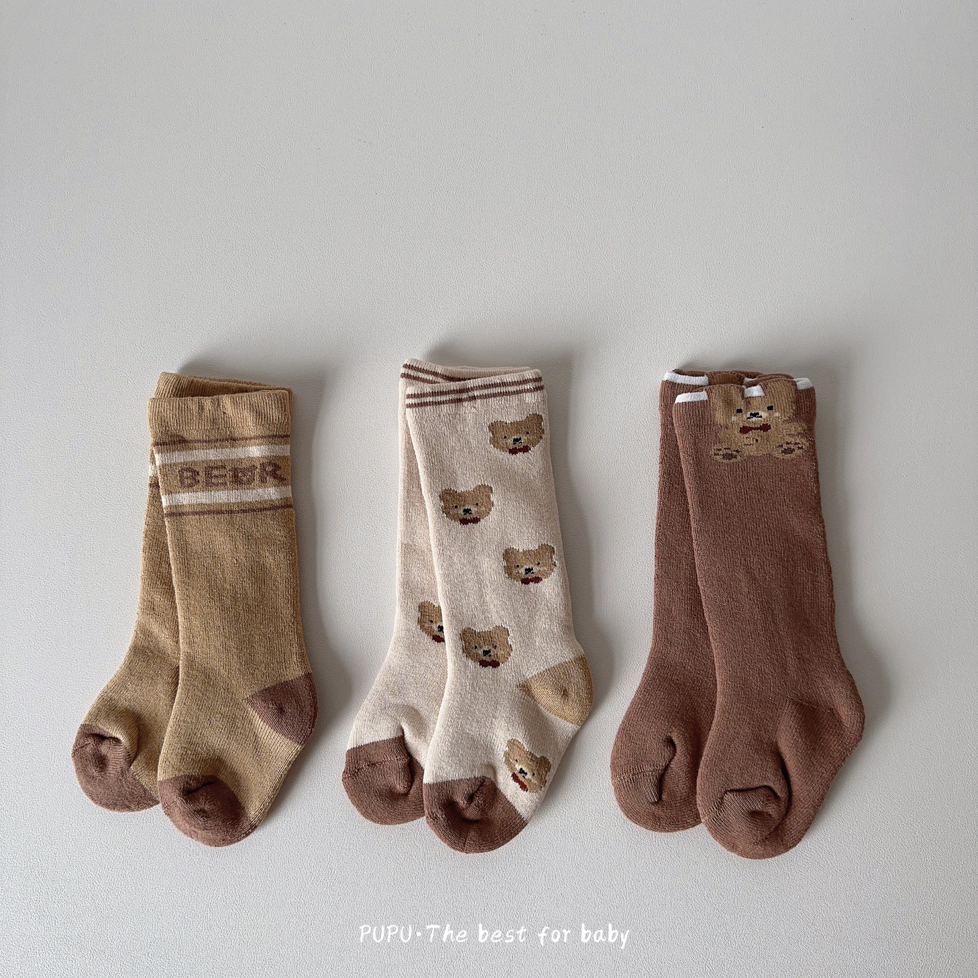 婴儿袜子秋冬长筒袜可爱小熊小腿袜加厚毛圈袜保暖儿童袜宝宝冬季,童装/婴儿装/亲子装,儿童袜子(0-16岁),淘宝优惠券,粉丝福利购,淘宝优惠卷