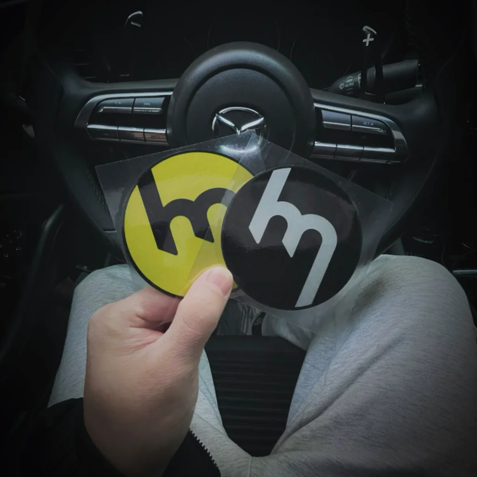 Mazda海外款翼子板M贴纸 个性创意独特防水防嗮时尚简约车身改装