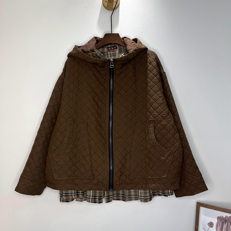 冬季新款加绒棉衣大码短外套