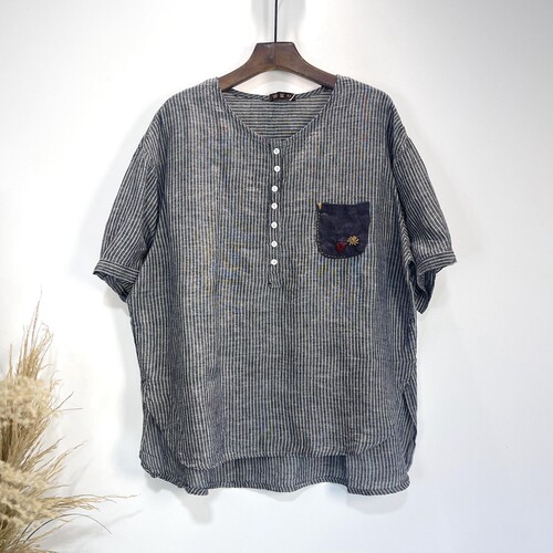 半袖背心夏季短款女休闲棉麻