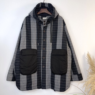 中年棉服秋冬装新款开衫连帽保暖中年妈妈外套洋气时尚毛衣戴帽