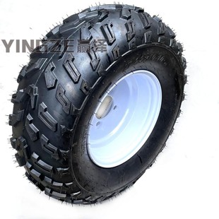 三轮四轮摩托沙滩车卡丁车22X10-10寸越野真空轮胎轮毂对角101.6