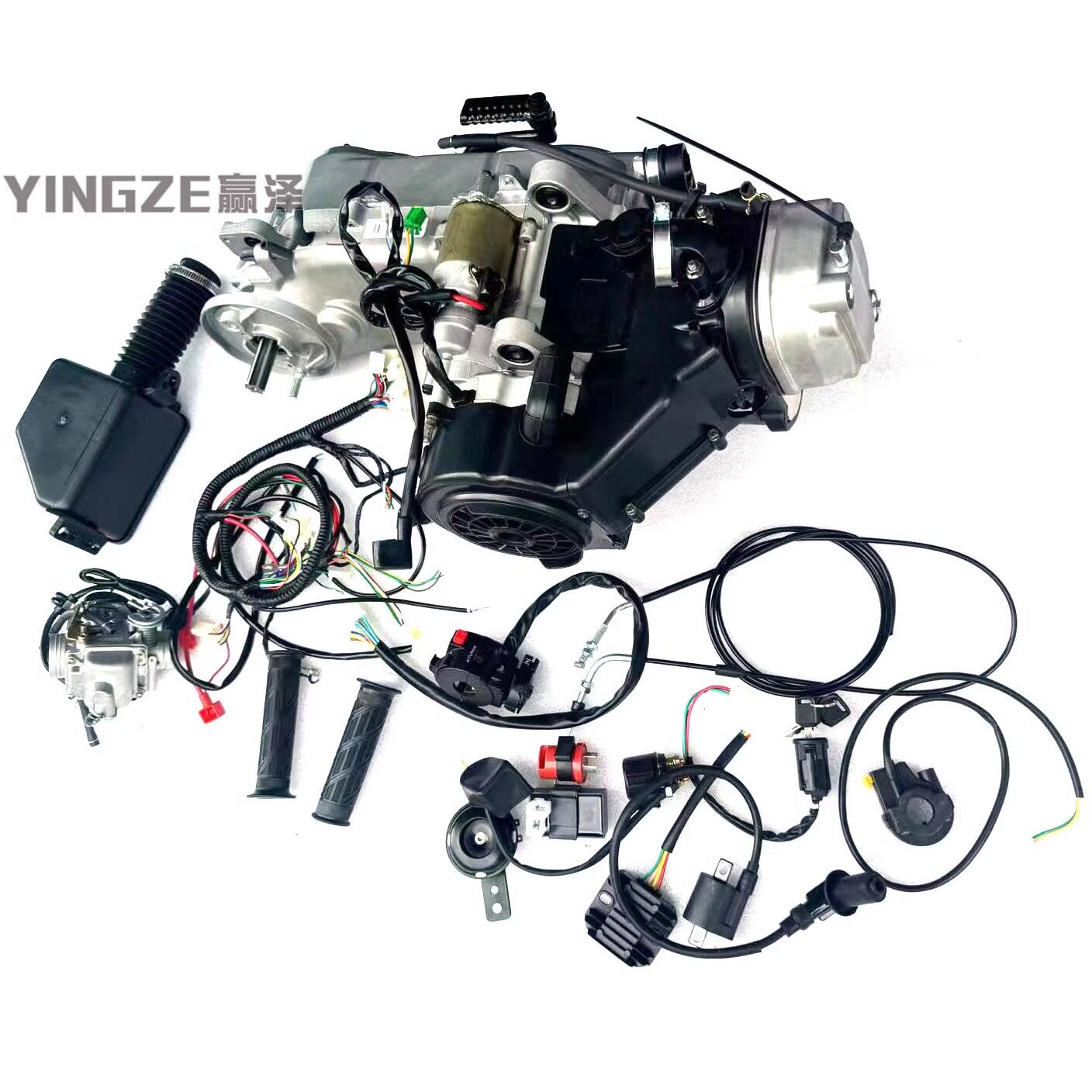 150-200CC四轮卡丁车钢管沙滩摩托车无级变速GY6轴传动发动机