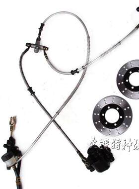 diy四轮卡丁车沙滩车一拖二液压