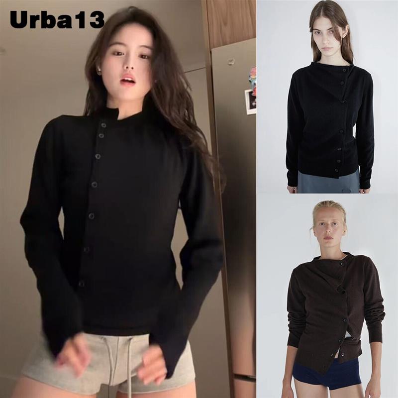 Urba13买手店现货正品Paloma Wool针织衫不对称系扣开衫打底毛衣
