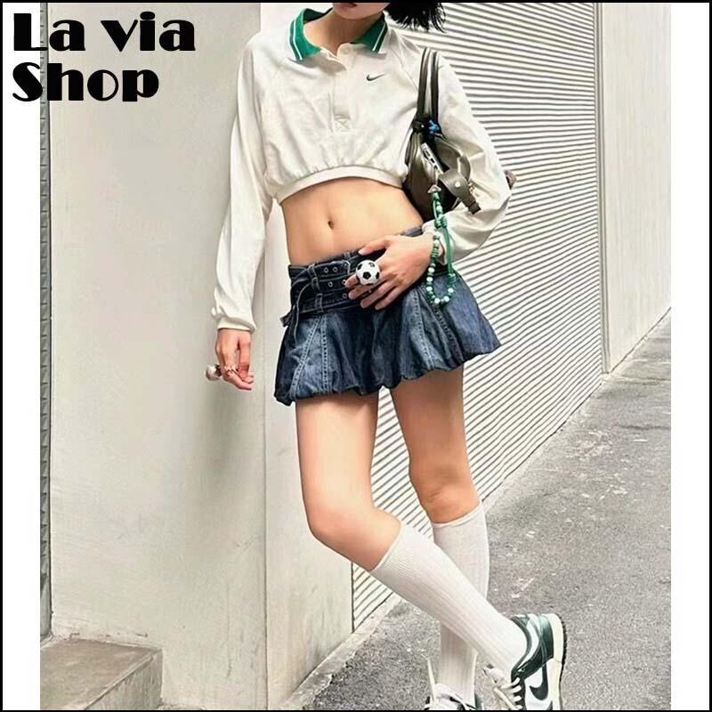 买手店现货正品Jaded London牛仔裙水洗花苞短裙半身裙