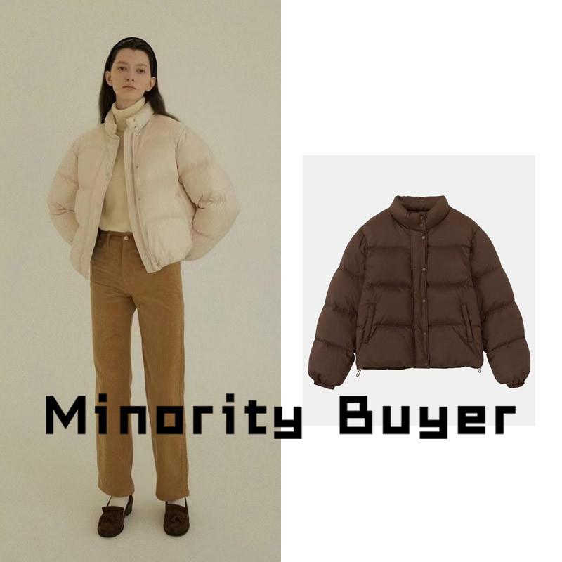 现货买手店 LEROBE 22立领加厚白鹅绒短款宽松百搭休闲羽绒服外套