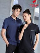 新款 t恤女凉感翻领T商务半袖 男装 62078短袖 62077 POLO衫 红一号夏季