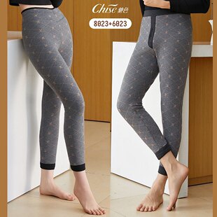 驰色绵羊毛保暖裤男8023过秋冬新款2025加厚可机洗棉面棉裤女6023