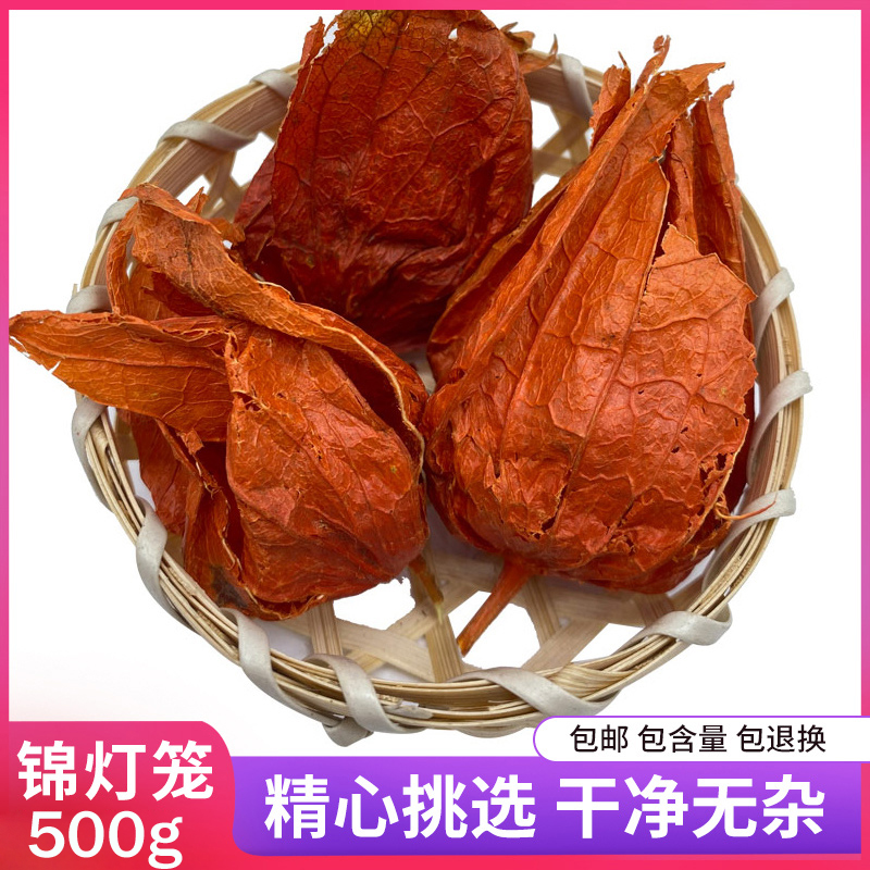 东北锦灯笼500g野生红姑娘苦姑娘山姑娘灯笼果锦灯笼苦菇娘挂金灯
