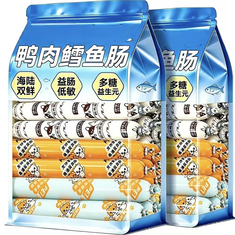 【0胶质0诱食】鸭肉鳕鱼火腿肠