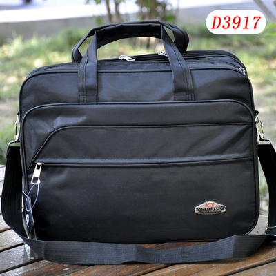 男士商务单肩斜挎手提包公文业务文件包办公出差包背提两用D3917