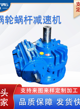 CWS500-40-1/2/3/4/F圆弧齿蜗轮蜗杆减速机聪颖涡轮涡杆减速器