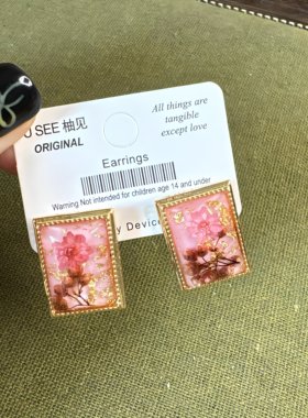 小众设计感水晶耳环女时尚轻奢高级感流苏水滴耳饰品