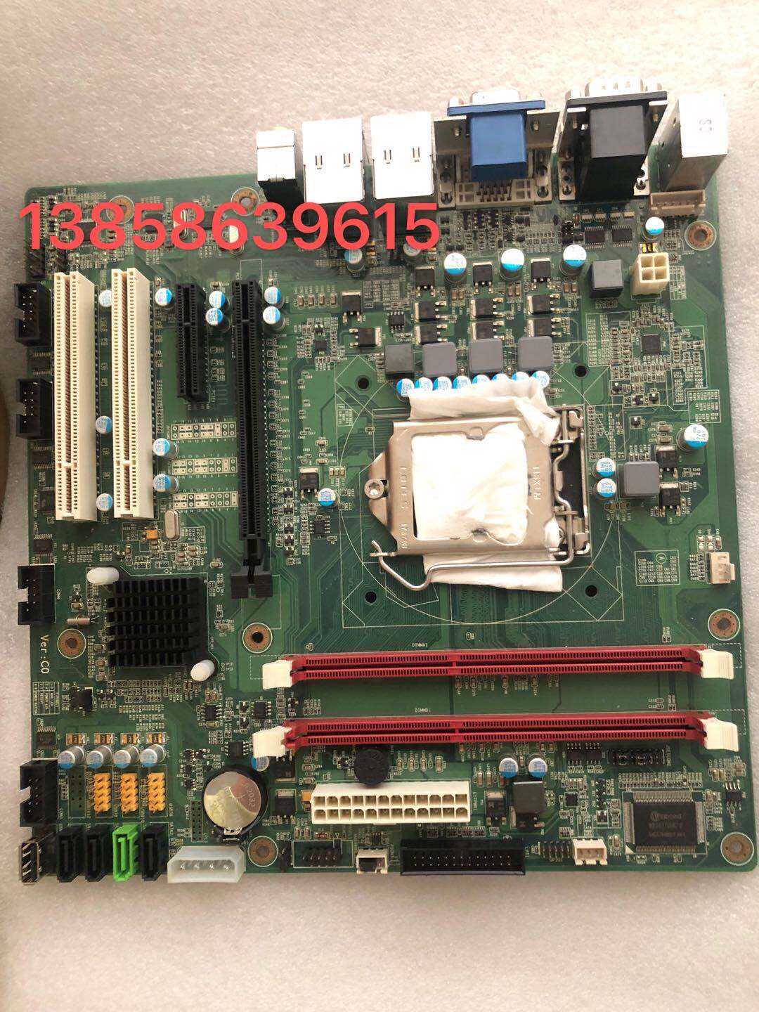 现货 研威axt工业主板1155针脚工控机主板matx-581支持 i3/i5/i7