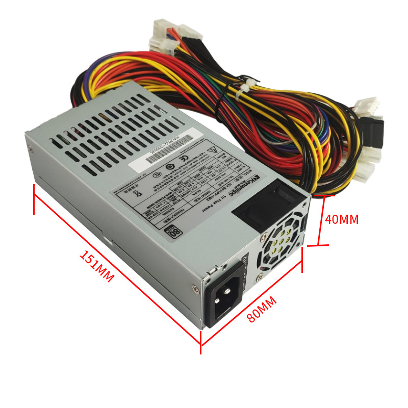 全新小1u电源500w机箱工控itx电源带显卡8pinnas机箱肯为flex电源
