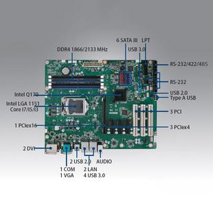 785G2 00A1E 工控机主板ATX大母板 RAID 研华AIMB 6代7代CPU DDR4