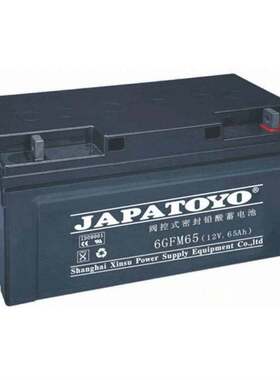 JAPATOYO东洋蓄电池6GFM65免维护12V6H直流屏UPS电源系统配电柜