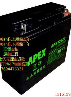 APEX APX12220进口蓄电池 进口铅酸免维护蓄电池