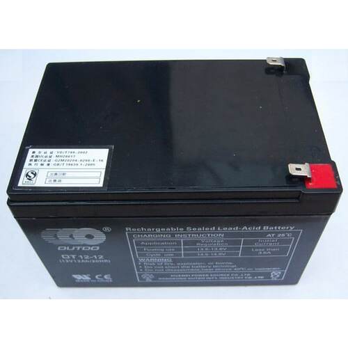 OUTDO蓄电池OT12-12 12V12AH/20HR儿童玩具车 电动喷雾器用