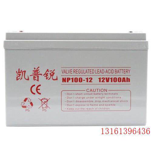 凯普锐12V100AH NP100-12UPS不间断电源蓄电池消防应急电源直流屏