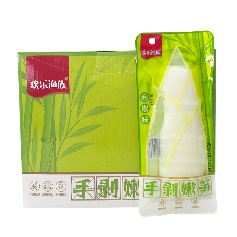 泡椒手剥嫩竹笋脆嫩休闲零食解馋