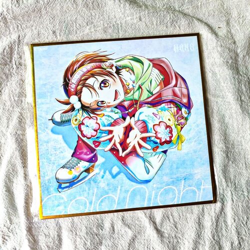 金牌得主舞冰的祈愿结束祈cd封面原画色纸礼物二次元周边礼物
