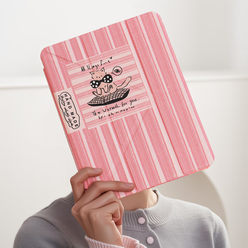 线条猫苹果ipadpro24版保护套