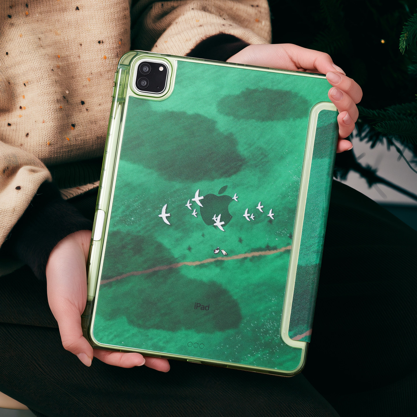 草原白鸟适用苹果ipadair7保护套平板电脑壳air6/pro带笔槽Y折+三折mini7/10代air13寸/4/5/6亚克力防摔硬壳,3C数码配件,平板电脑保护套/壳,淘宝优惠券,粉丝福利购,淘宝优惠卷