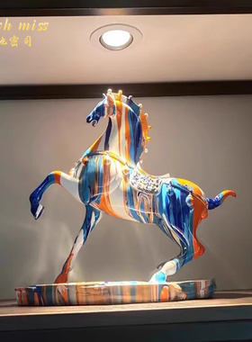 TOUCH MISS现代艺术马摆件轻奢高档家居客厅玄关办公室家居装饰品