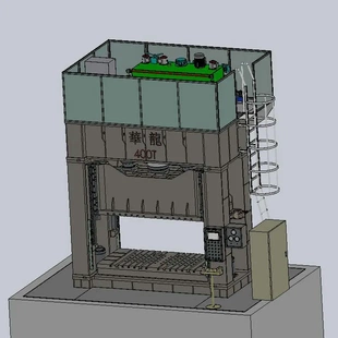 高精度框架式液压机伺服压力机四柱液压机小型快速油压机快速油压