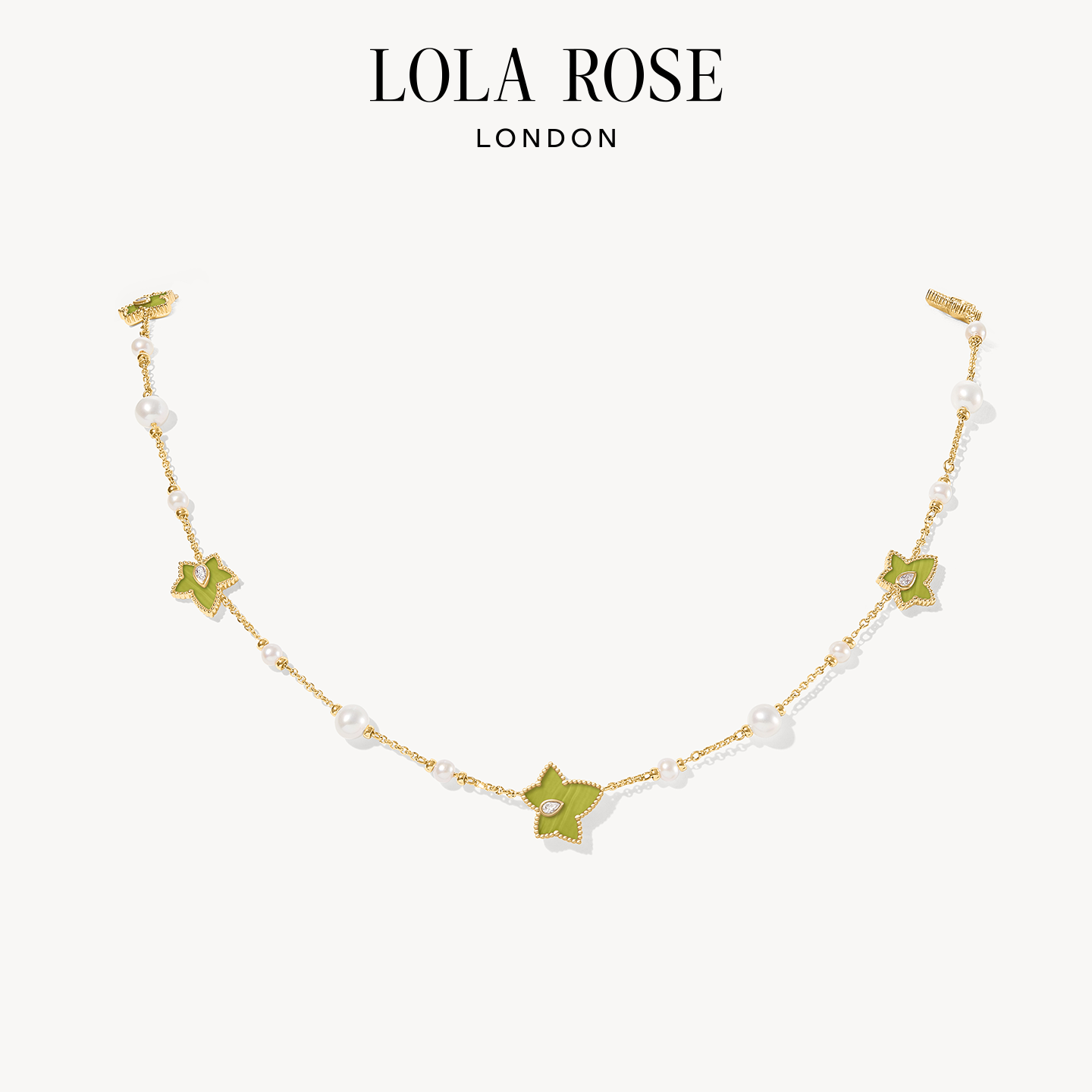 【AHALOLO合作联名款】Lola Rose罗拉玫瑰常青藤项链轻奢时尚小众