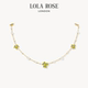 小众 Rose罗拉玫瑰常青藤项链轻奢时尚 AHALOLO合作联名款 Lola