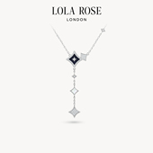 Lola 情人节礼物 小众时尚 Rose罗拉玫瑰闪星项链女款 毛衣链爆款