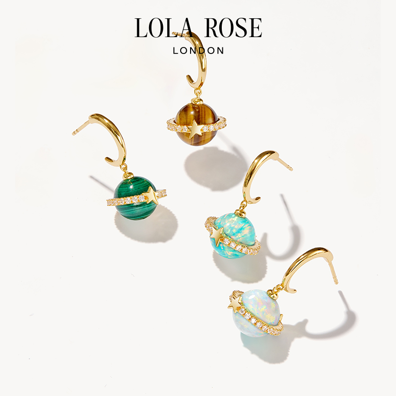 Lola Rose罗拉玫瑰日心说耳钉耳饰女款新款小众时尚生日礼物