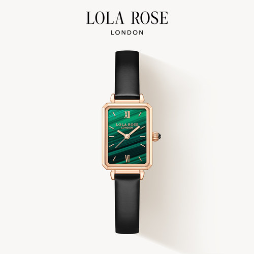 Lolarose罗拉玫瑰小绿表复古手表 