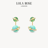 Lola 情人节礼物 小众时尚 Rose罗拉玫瑰日心说耳钉耳饰女款 新款