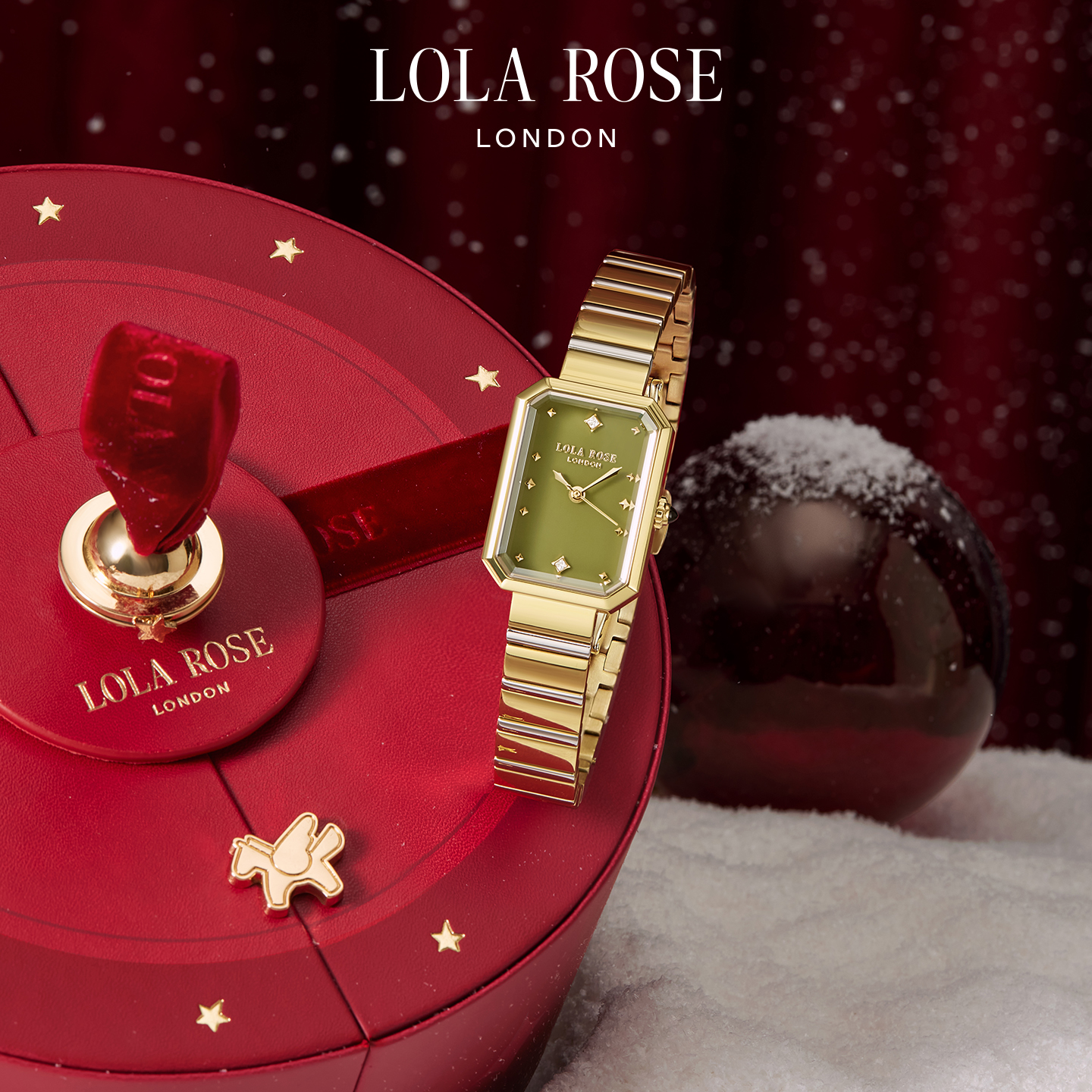 LolaRose罗拉玫瑰方糖小绿表织爱手绳情侣套装礼物