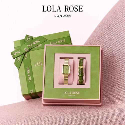 LolaRose罗拉玫瑰方糖小绿表女
