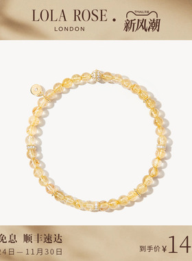 [秋上新]Lola Rose罗拉玫瑰秋冬新品日心说系列金发晶手链礼物
