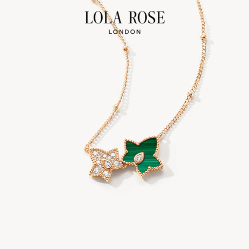 【汤唯同款】Lola Rose罗拉玫瑰常青藤双叶项链女高级生日礼物