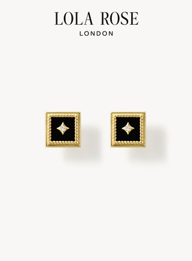 Lola Rose罗拉玫瑰画框耳钉耳饰女新款复古小众时尚生日礼物