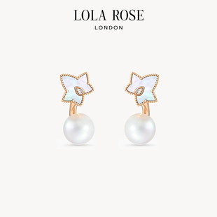 [新品上市]Lola Rose罗拉玫瑰常青藤珍珠耳饰母贝女款新年礼物