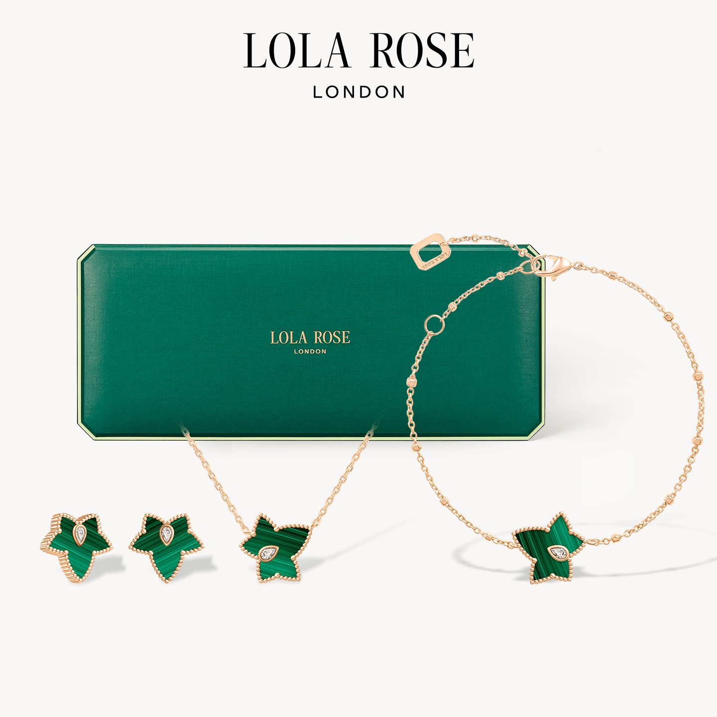 Lola Rose罗拉玫瑰常青藤礼盒项链耳钉手链女轻奢时尚生日礼物