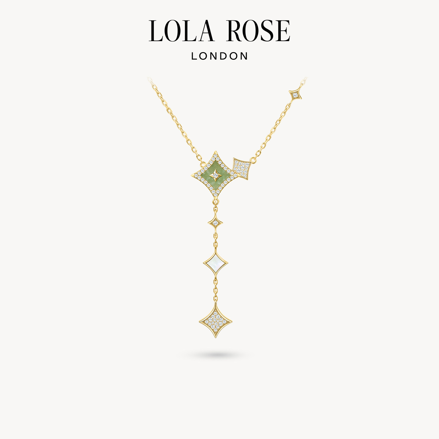 Lola Rose罗拉玫瑰闪星项链女款毛衣链轻奢小众吊坠饰品礼物,饰品/流行首饰/时尚饰品新,项链,淘宝优惠券,粉丝福利购,淘宝优惠卷