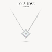 Lola 情人节礼物 项链女小众时尚 Rose罗拉玫瑰闪星项链女款 爆款