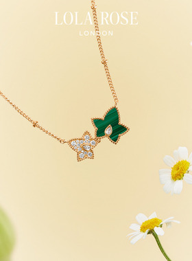 【汤唯同款】Lola Rose罗拉玫瑰常青藤双叶项链女高级生日礼物