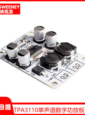 TPA3110 PBTL单声道数字功放板30W 功放模块 数字功放