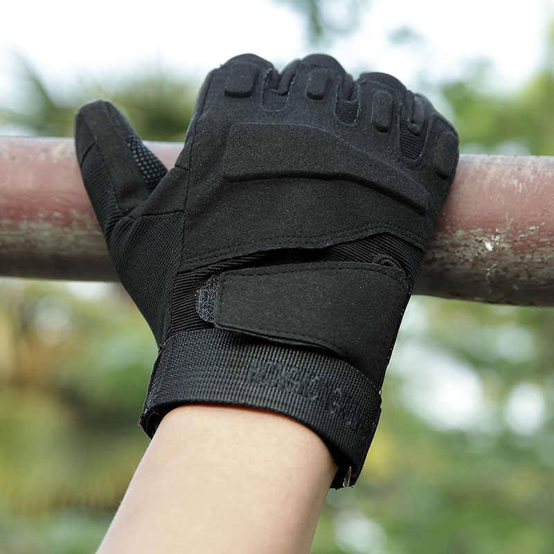 盾郎黑鹰半指手套男军迷耐磨战术手套特种兵作战手套户外骑行攀岩